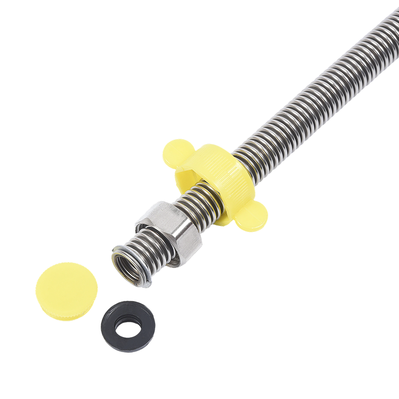 Tuyau ondulé en acier inoxydable 304 avec clé